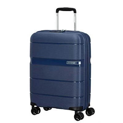 Image of American Tourister Linex Spinner S, Carry on luggage, 55 cm, 34 L, Blue (Deep Navy)