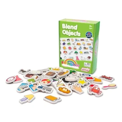 Image of Junior Learning JL649 Blend Objects Magnetic Resource, Multicolor , Small