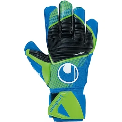 Image of uhlsport Aquasoft football goalkeeper gloves with special adhesive foam for wet weather