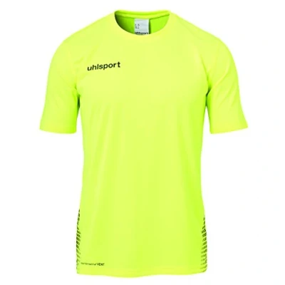 Image of Uhlsport Football Score Training T Shirt Kids Smartbreathe Breathable Sports Pro Comfort, Azure/White, Size 164