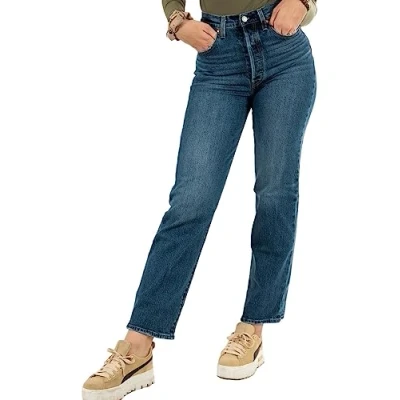 Image of Levi&#039;s Women&#039;s Ribcage Straight Ankle, Valley View, 23W / 29L