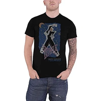 Image of David Bowie BOWTS37MB04 T Shirt, Black, X Large