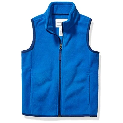 Image of Amazon Essentials Boys&#039; Polar Fleece Body Warmer, Blue, 2 Years