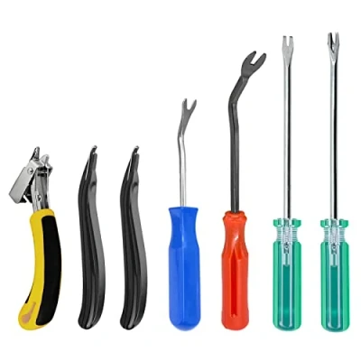 Image of AUMUA Heavy Duty Staple Remover, Nail Puller Tack Lifter Tool Set for Upholstery/Office