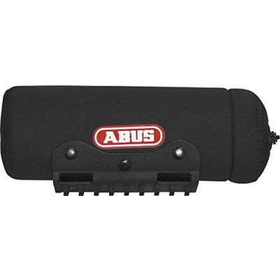 Image of ABUS bike lock bag chain ST 2012 Transport for locks made of neoprene material, black