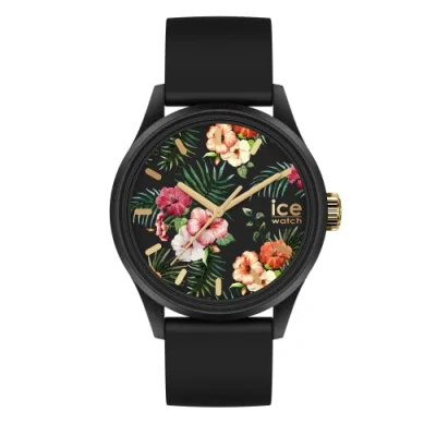 Image of Ice WATCH Solar Power Colonial Women&#039;s Wristwatch With Silicon Strap 020597 (Medium)