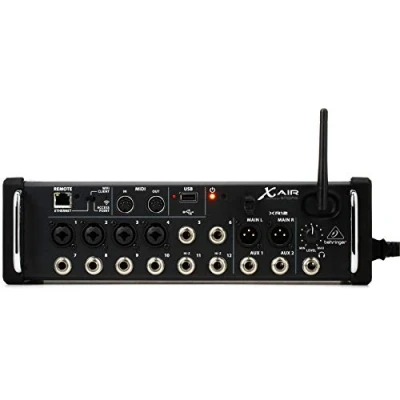 Image of Behringer X AIR XR12. 12 Input Digital Mixer for iPad/Android Tablets with 4 Programmable MIDAS Preamps, 8 Line Inputs, Integrated Wifi Module and USB Stereo Recorder, Compatible PC Mac