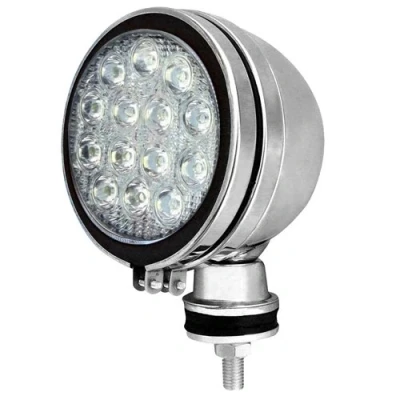Image of 6&quot; Chrome CAR Truck Spotlight Fog Light LAMP Clear White LED Van Bright
