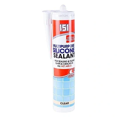 Image of Clear Multi Purpose Silicone Sealant 280ml By 151