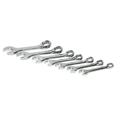 Image of Rolson 46851 7 pc Stubby Combintaion Spanner Set