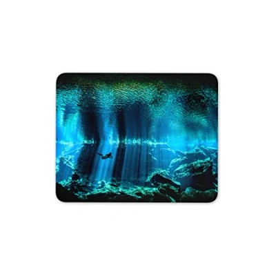 Image of Cave Diving Underwater Mouse Pad Mat Scuba Dive Computer PC #8081