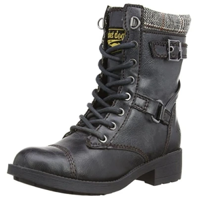Image of Rocket Dog Women&#039;s Thunder Ankle Boots, Black (Black), 3 UK