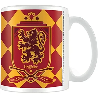 Image of Pyramid International Harry Potter Ceramic Mug with Gryffindor Shield in Presentation Box Official Merchandise