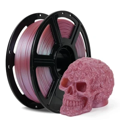 Image of FLASHFORGE 3D Printer Filament Chameleon PLA Color Shift 1.75mm, Changes with Light and Angles, 1KG Spool (2.2lbs), Dimensional Accuracy +/ 0.02mm for FDM Printers (Rose Quartz)