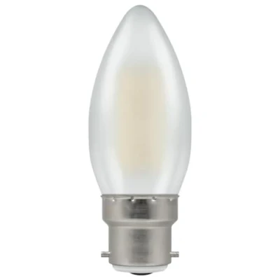 Image of Crompton LED Candle Filament Dimmable Pearl 5W 4000K BC B22d