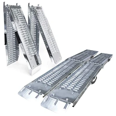 Image of VOUNOT Folding ramp Loading ramps 400 kg max for Moto and access Resistant convenient Size 180 x 23x 4.5cm