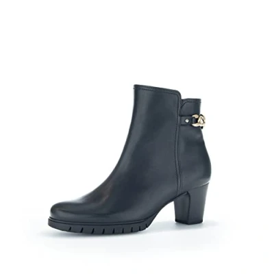 Image of Gabor Women Ankle Boots, Ladies Boots,Low Boots,Half Boots,Bootie,Ankle high,Zipper,Black (Schwarz) / 67,39 EU 6 UK