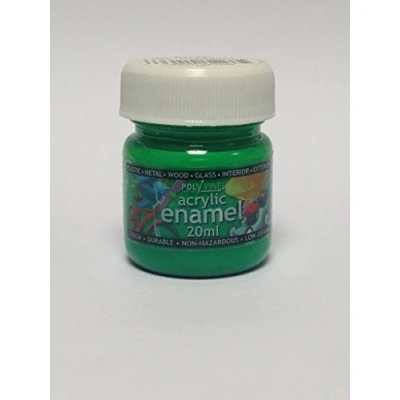Image of Polyvine 20ml Acrylic Enamel Paint Signal Green