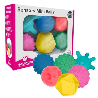 Image of Edushape Baby Sensory Balls, 6 Count (Pack of 1)