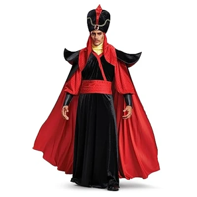Image of DISGUISE LIMITED Disney Aladdin Jafar Men&#039;s Fancy Dress Costume Medium