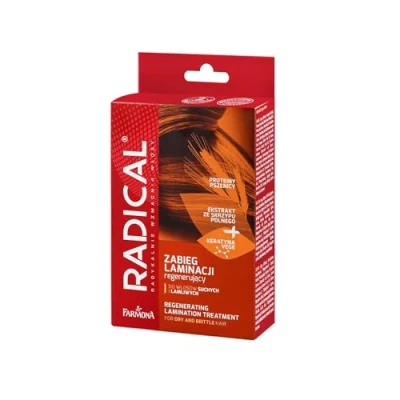 Image of Radical Regenerujący Zabieg do Laminacji Włosów Maska Booster i Serum 15x15x5ml