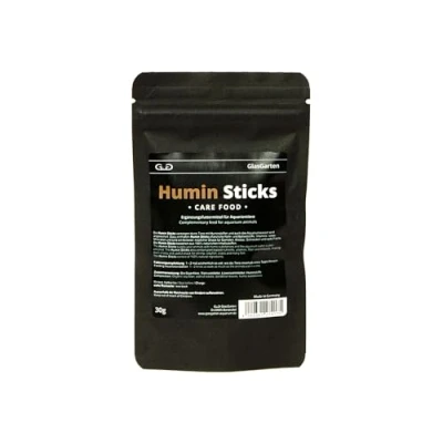 Image of GlasGarten Humin Sticks 100% Natural Care Food for Shrimp, Crayfish, Snails, and Fish Enriched with Humic Substances 30g