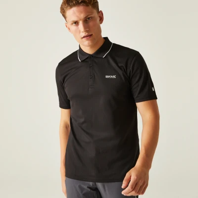 Image of Regatta Men Maverick V&#039; Quick Drying Active T Shirts/Polos/Vests Black, 4X Large