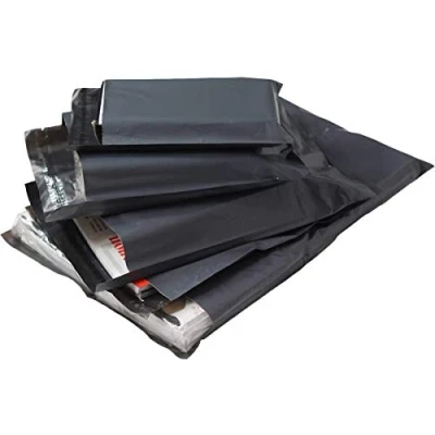 Image of Pack of 100 Grey Mailing Bags Strong Parcel Postage Plastic Post Poly Self Seal (300mm x 400mm (12 inch 16 inch))