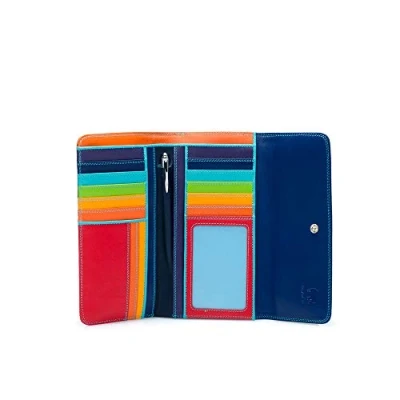 Image of mywalit Leather Women&#039;s Wallet Tri fold Zip 269 4 Black Pace
