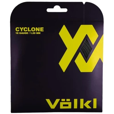 Image of Volkl Cyclone Tennis String Set, Color Black, Gauge 1.20mm