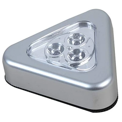 Image of Pro Elec PEL01372 Triangular LED Push Lights, Pack of 2