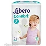 Image of Libero 7 Comfort XLarge Nappies 16 26kg Case of 8 Packs 21