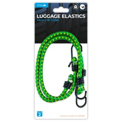Image of 57x Simply Pack of 2 45cm Luggage Elastics LE001