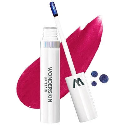 Image of Wonderskin Wonder Blading One Step Lip Stain Masque, Long Lasting &amp; Go Tint Color, Transfer Proof, Matte Finish, Waterproof Formula (Darling Masque)
