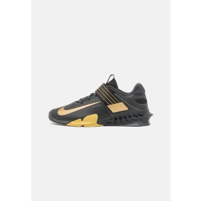 Image of Nike Performance Savaleos Unisex Training shoe, Size: 11, Black/metallic gold/anthracite infinite gold Synthetics/textile