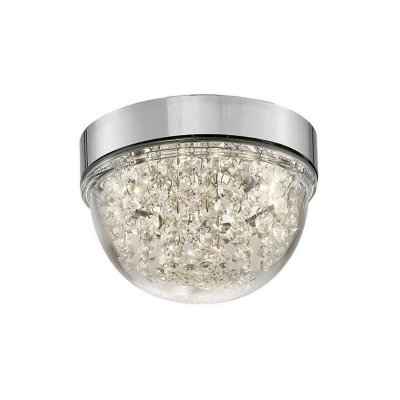 Image of Harper Small Ceiling 6W 500lm LED 4000K Polished Chrome, Crystal