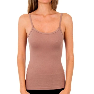 Image of Playtex Women&#039;s thin tank top without side seams x1, Beige (Tan), L