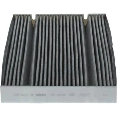 Image of 4478300000, 9108301200, 9108307600, A4478300000, A9108301200 Pollen Filter BOSCH 1 987 435 628 Activated Carbon 206mm 300mm 36mm