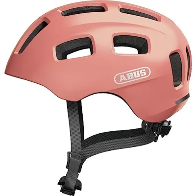 Image of ABUS Youn I 2.0 bike helmet with light for children, teenagers and young adults girls boys gold, size M