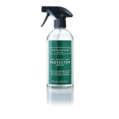 Image of Renapur Car Interior &amp; Furniture Upholstery Protector 500ml Spray for Suede, Fabric Alcantara Stain Resistant Water Based Ideal Sofas, Seats, Cushions, Headliners More