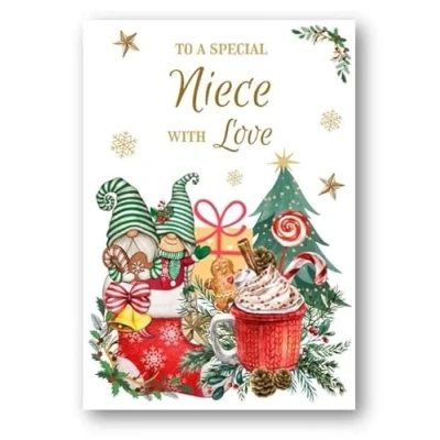 Image of Second Ave Niece Christmas Winter Gingerbread Xmas Holiday Festive Greetings Card
