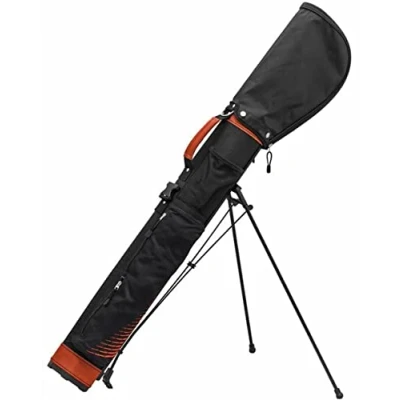 Image of Longridge Ultra Light 5&quot; Golf Stand Bag, Black/Red