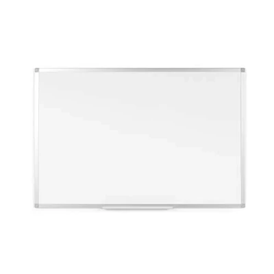 Image of BoardsPlus Magnetic Whiteboard 1200 x 900 mm Ceramic Surface, Aluminium Frame BPM05014040