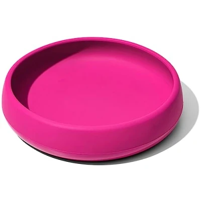Image of OXO Tot Silicone Plate Pink