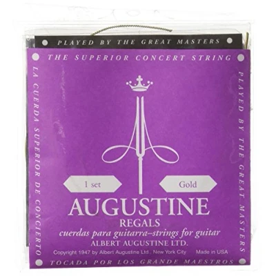 Image of Augustine 650517 &quot;Regals Label&quot; Classical Guitar String Kit Gold light