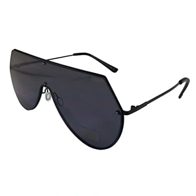 Image of Komonee Rimless Shield Sunglasses Black Frame Lens Tint Glasses Designer Mens Womens Unisex UV400 Protection Classic Retro Shades