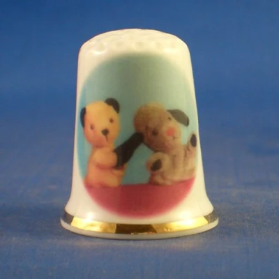Image of Birchcroft Porcelain China Collectable Thimble Sooty and Sweep