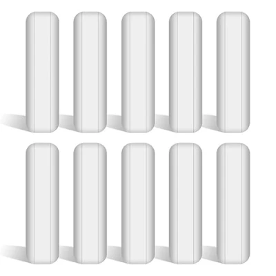 Image of stonylab 10 Pack Stir Bar Set, 30 mm PTFE Coated Magnetic Stirring Bars White Mixer for Stirrers, PK