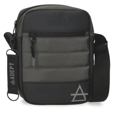 Image of Adept Dmas Shoulder Bag Medium Grey 17x22x6cm Polyester, grey, One Size, Crossbody