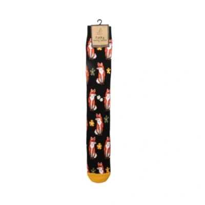 Image of Bartleby Funky Welly Socks Cunning Fox